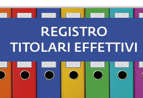 OPERATIVO IL REGISTRO DEI TITOLARI EFFETTIVI