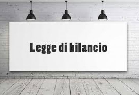 LEGGE DI BILANCIO 2019 LEGGE DI BILANCIO 2019