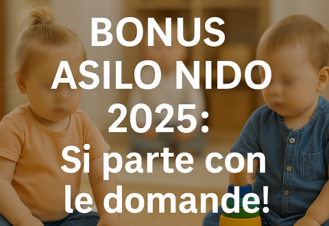 BONUS NIDO 2025 - AL VIA LE DOMANDE